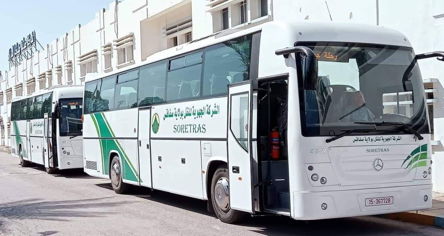  شركة النقل بصفاقس تتسلم 10 حافلات جديدة مزدوجة بكلفة 7 مليون دينار