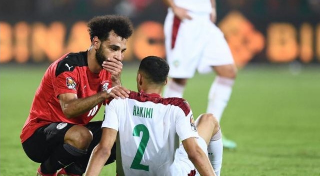  صفعة وراء  فوضى حجرات الملابس بين  منتخبي  مصر والمغرب