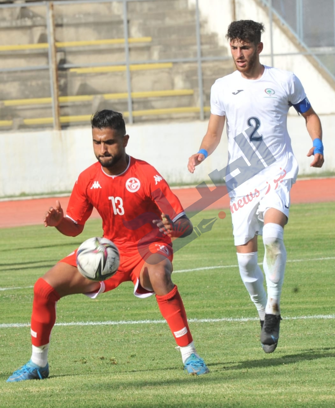 المنتخب التونسي الأولمبي يكتفي بالتعادل مع نظيره الفلسطيني