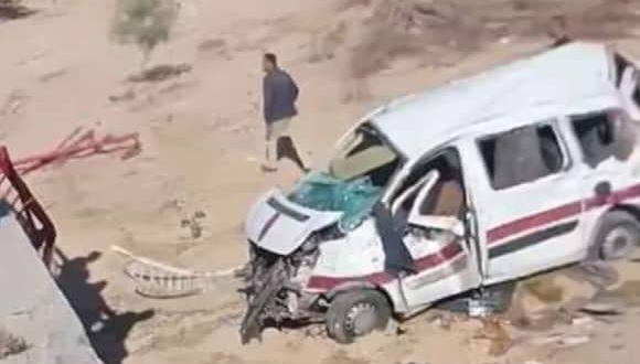  حفـوز ..سقوط "لواج" من  قنطرة واصابات متفاوتة الخطورة ل9 أشخاص 