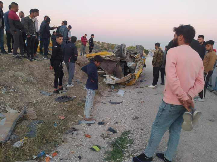 كندار.. حادث مرور يُسفر عن ثماني إصابات 