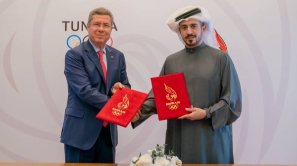 توقيع مذكرة تفاهم بين اللجنة الاولمبية التونسية ونظيرتها البحرينية