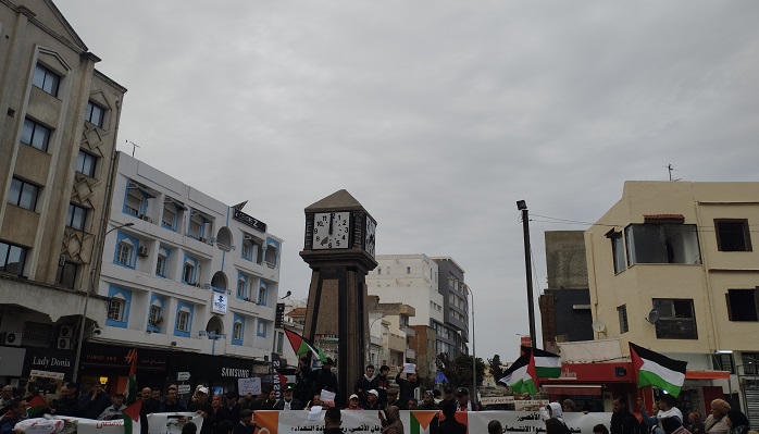 بنزرت.. وقفة تضامنية مع الشعب الفلسطيني 