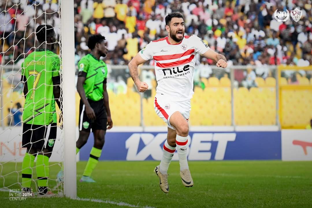 كأس الإتحاد الإفريقي: حمزة المثلوثي يساهم في تأهل الزمالك إلى النهائي