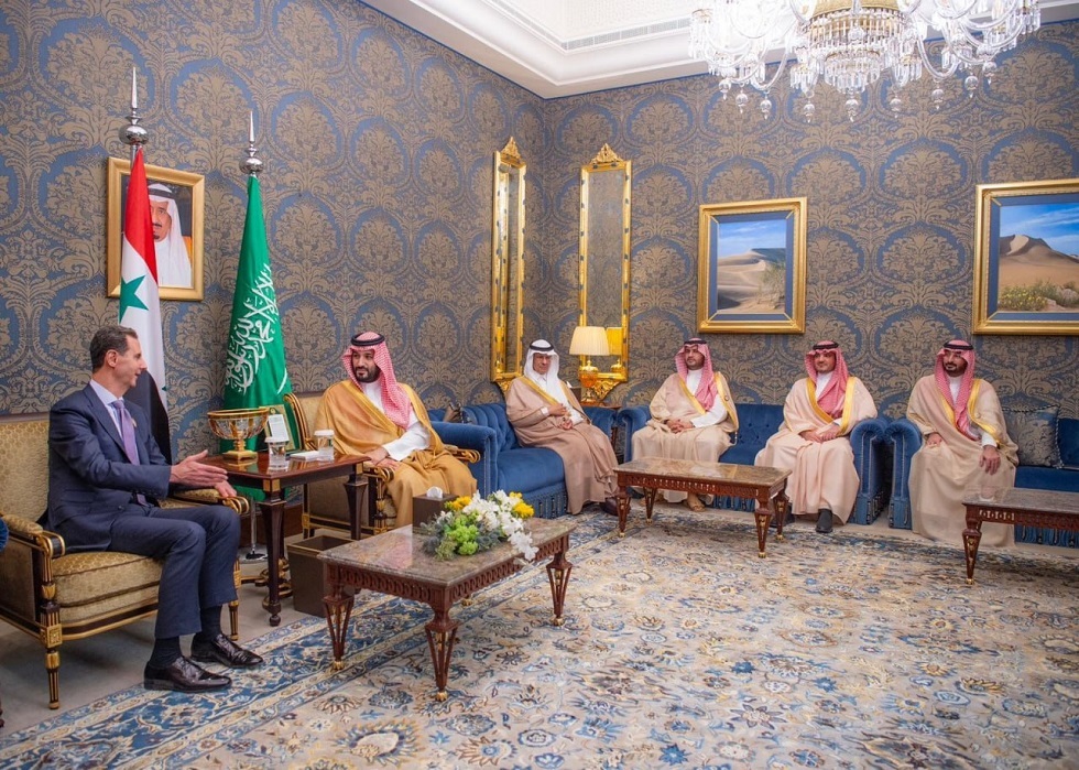 الأسد يبحث مع بن سلمان سبل تعزيز العلاقات بين سوريا والسعودية