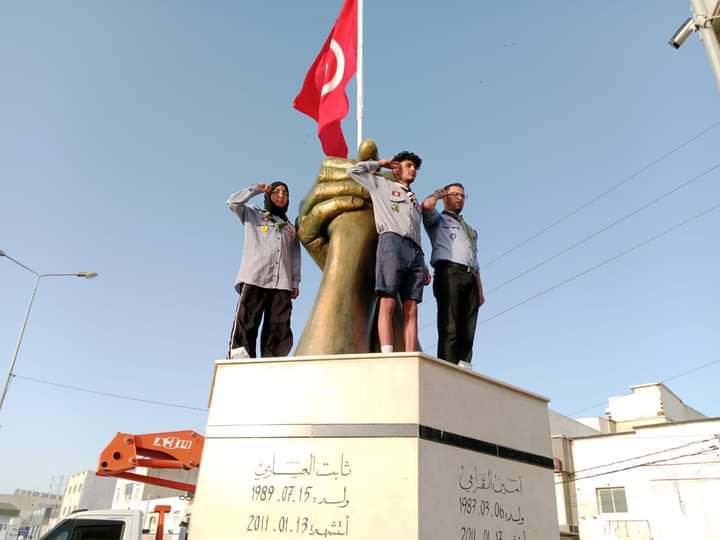 صور /تدشين مجسم مفترق حي التضامن