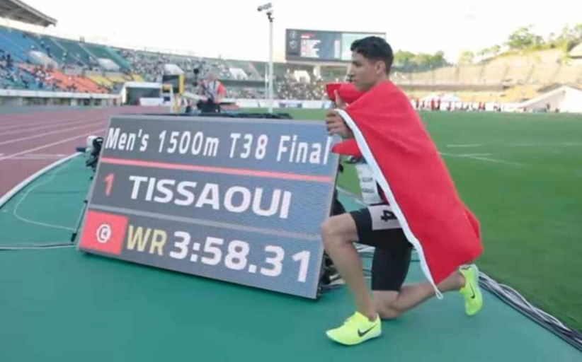  امان الله التيساوي يحطم الرقم القياسي العالمي في سباق 1500 متر