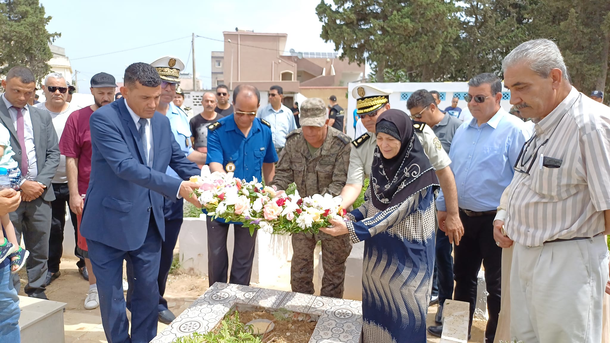 جرزونة  : احياء ذكرى استشهاد  الوكيل اول بالحرس الوطني  حمزة الدلالي