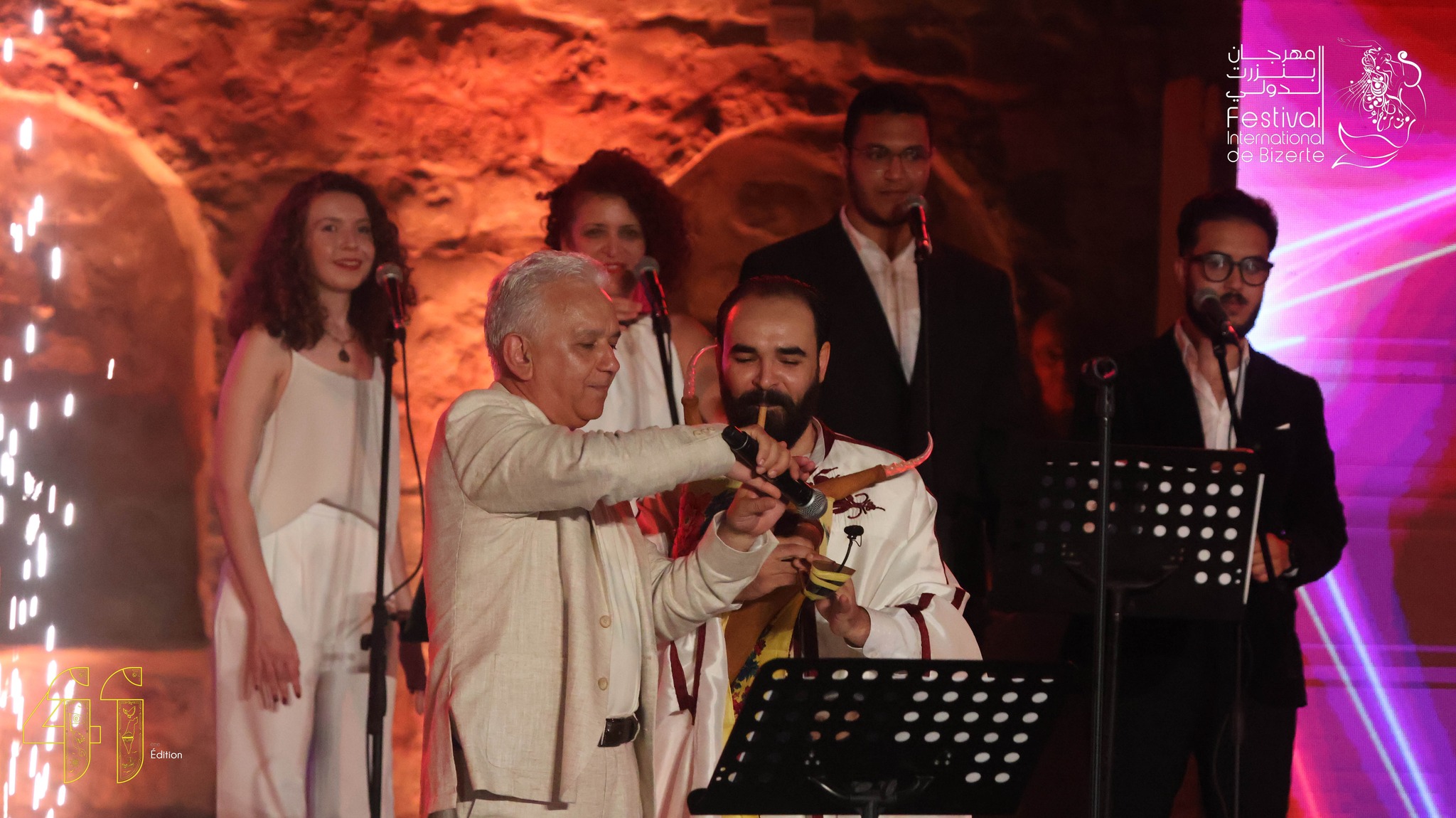 🔴من أجواء سهرة الفنان التونسي محسن الماطري في إفتتاح مهرجان بنزرت الدولي في دورته الـ 41