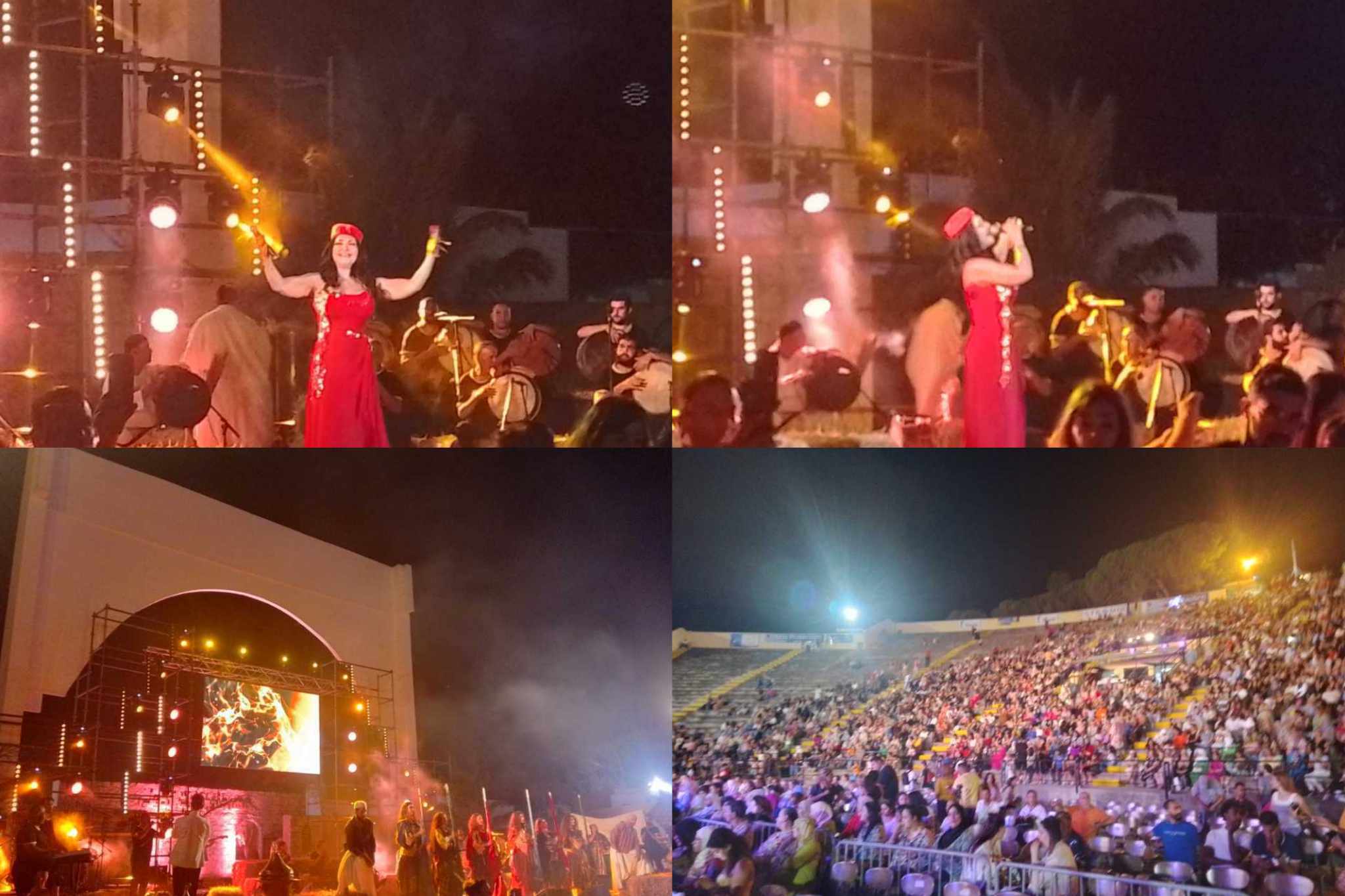 نجلاء تونسية تطرب جمهور مهرجان بنزرت بعرض "الزردة"