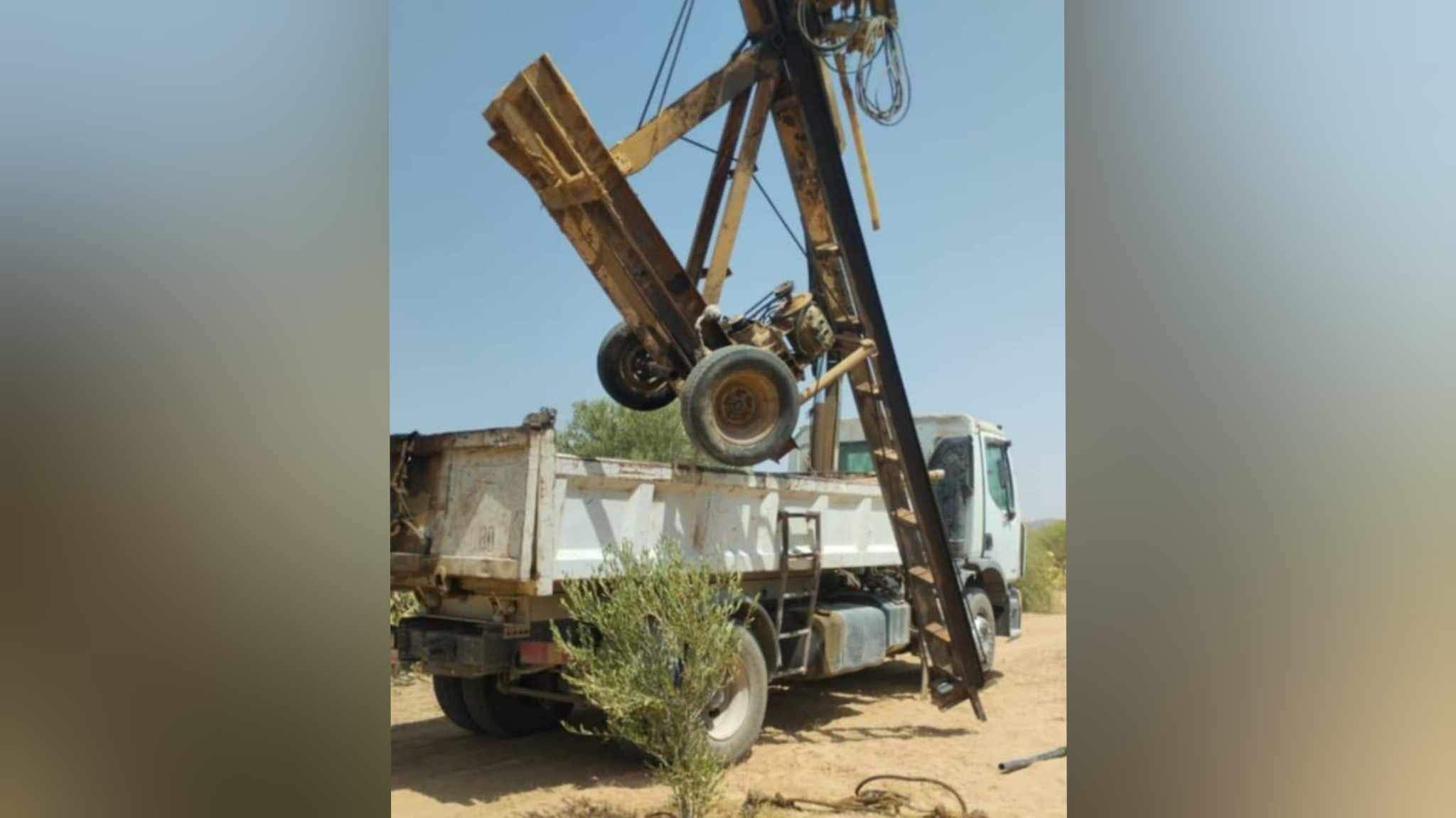   القيروان.. حجز معدات حفر بئر عشوائي