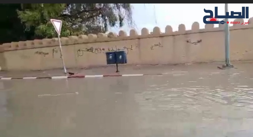 فيديو/ القيروان ..هطول الغيث النافع وتعطل حركة المرور